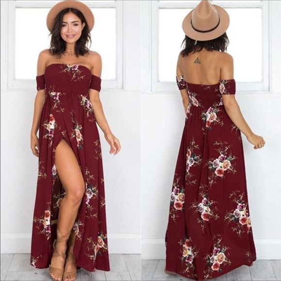 🌹Last one🌹Boho Floral Maxi dress - Picture 3 of 8